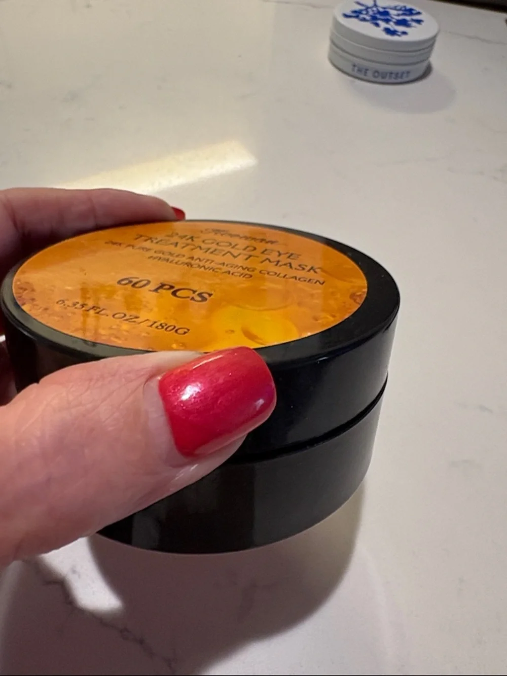 24K Gold Eye Treatment Mask - Gold